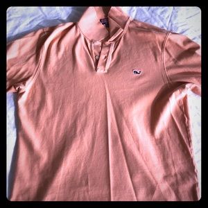Vineyard Vines - Orange/Peach Polo Shirt